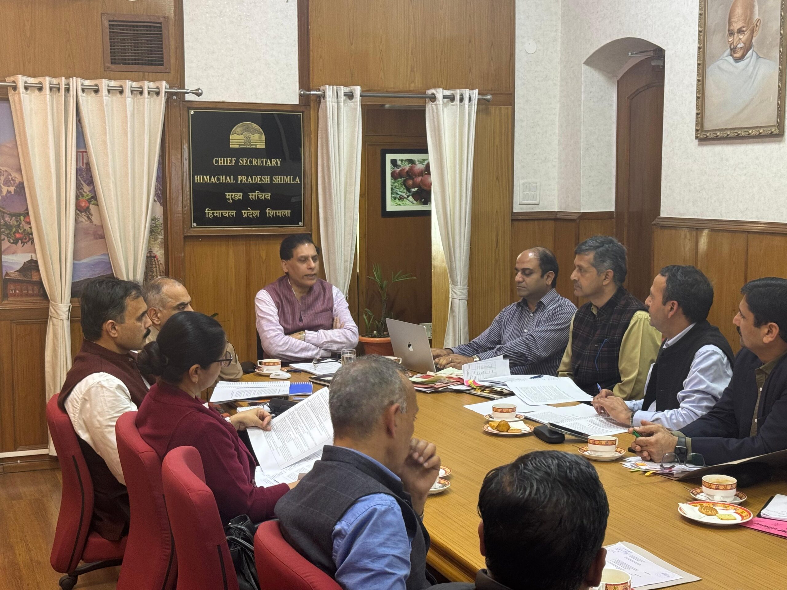 मुख्य सचिव ने मलबा डंपिंग स्थलों को चिन्हित करने के निर्देश दिए