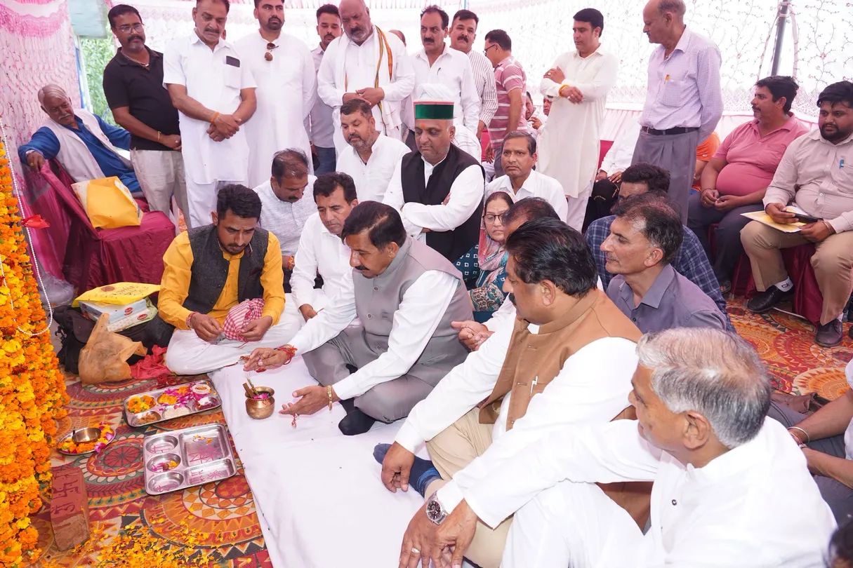 उपमुख्यमंत्री ने 37 करोड़ के घालूवाल-झलेड़ा डबल लेन पुल का किया शिलान्यास