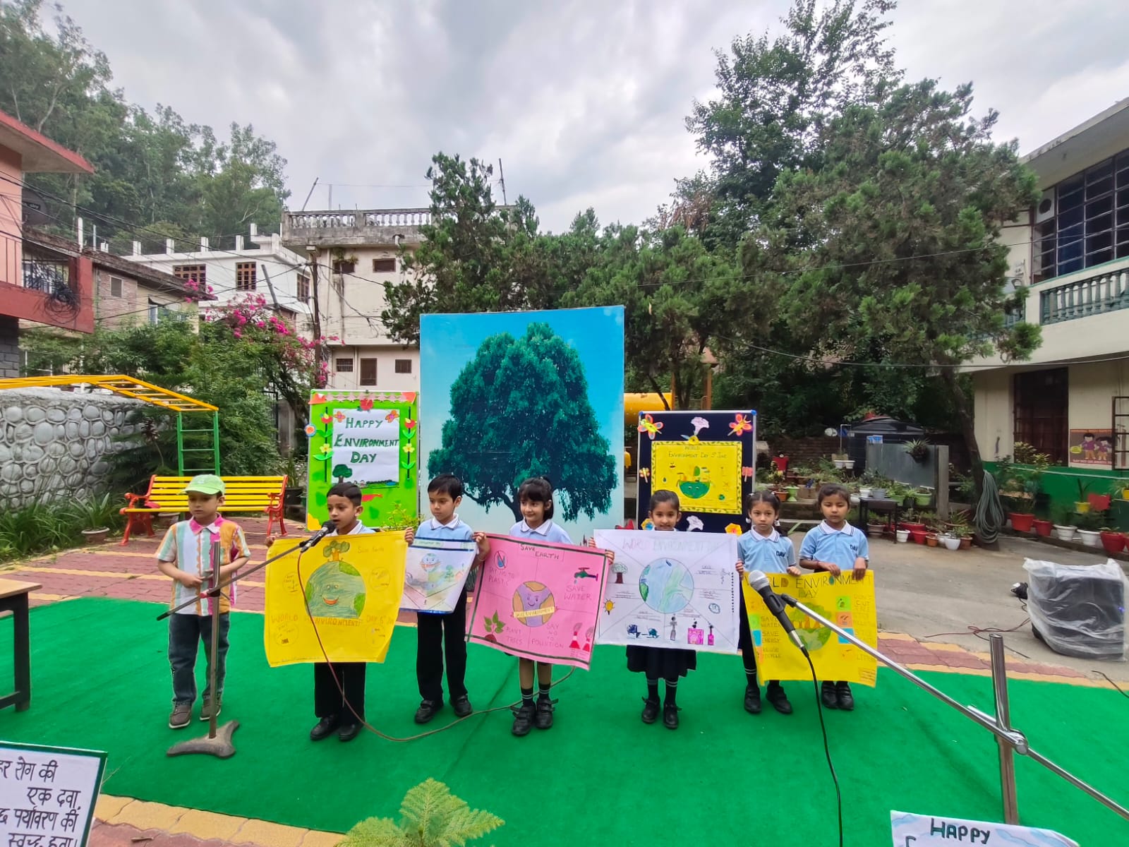 डीएवी स्कूल की ईईडीपी शाखा में विश्व पर्यावरण दिवस उत्साहपूर्वक मनाया।