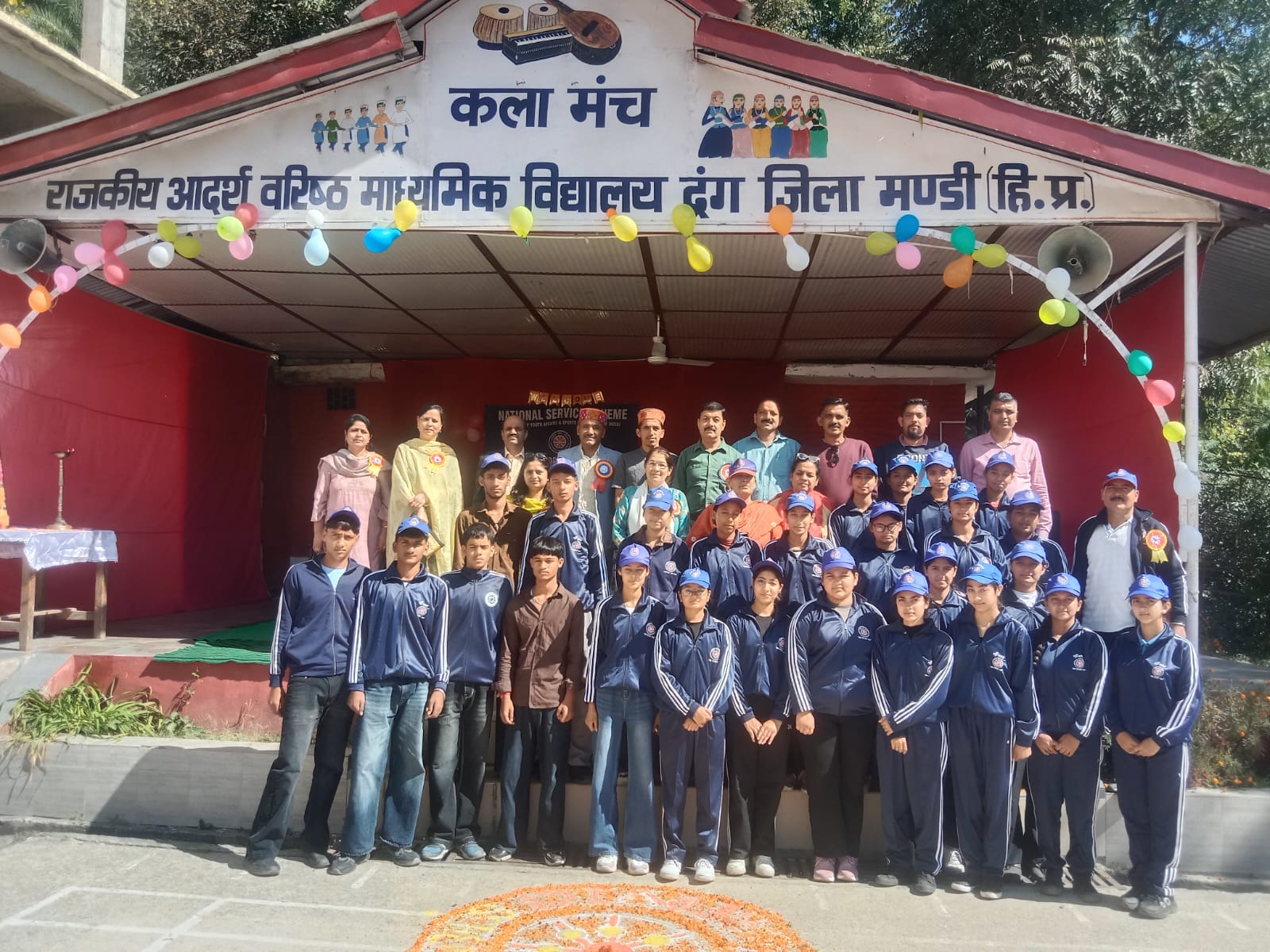 राजकीय आदर्श वरिष्ठ माध्यमिक विद्यालय द्रंग में सात दिवसीय एनएसएस शिविर शुरू
