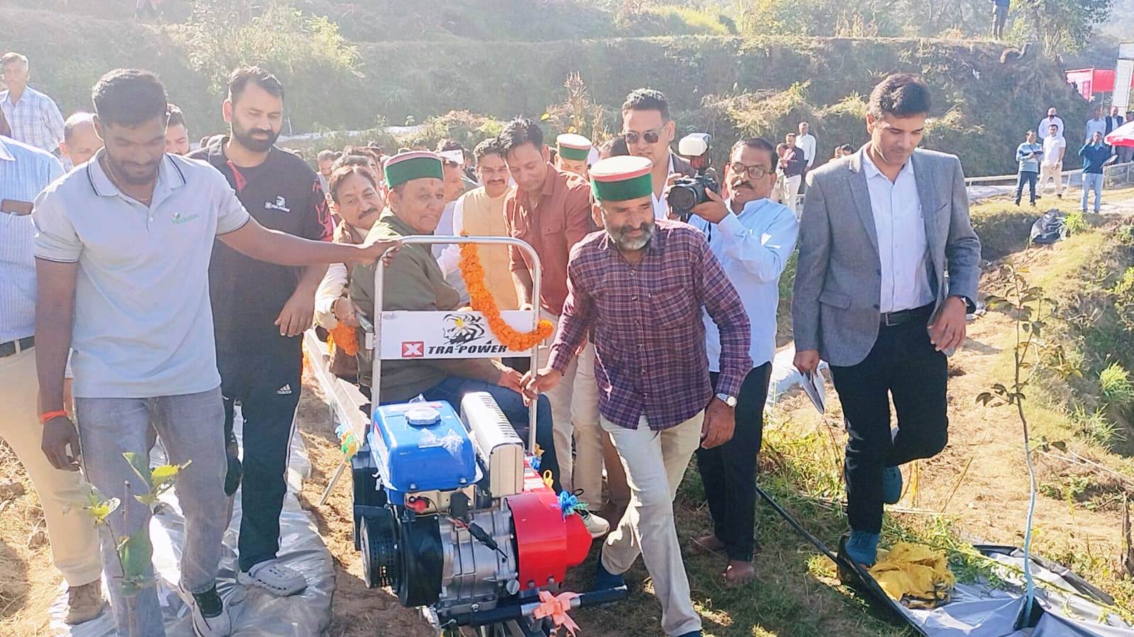 बागवानी मंत्री ने प्रदेश की पहली एचपी शिवा मोनोरेल परियोजना का उद्घाटन किया